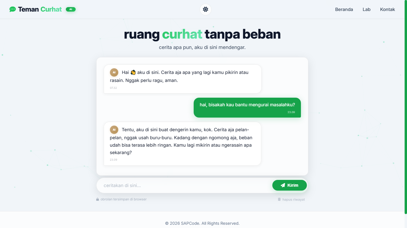 Teman Curhat preview